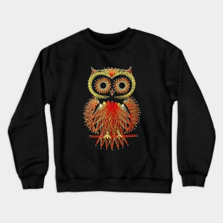 String Art Owl Crewneck Sweatshirt